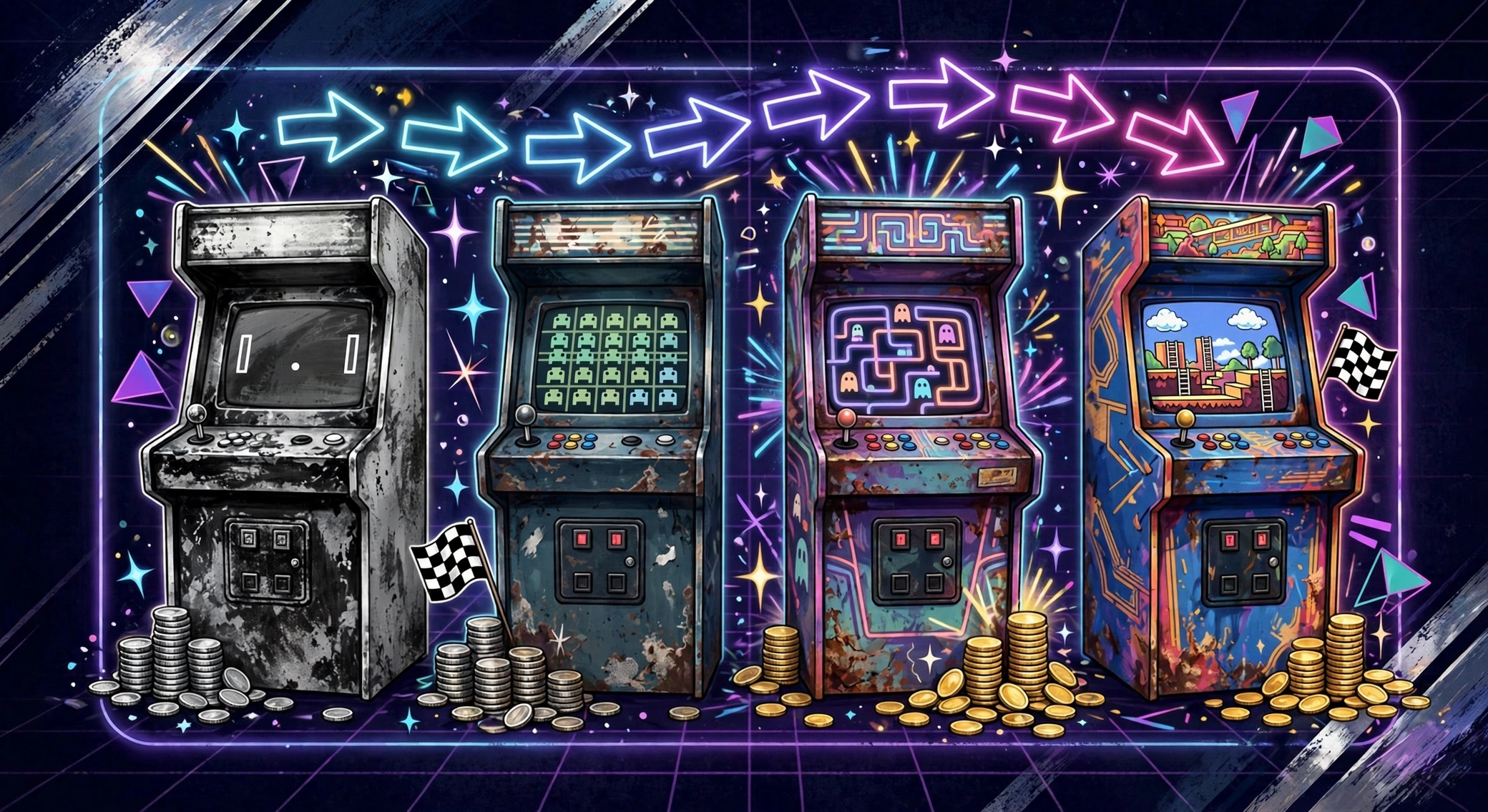 A Short History of Arcade Games: From Pong to the Golden Age