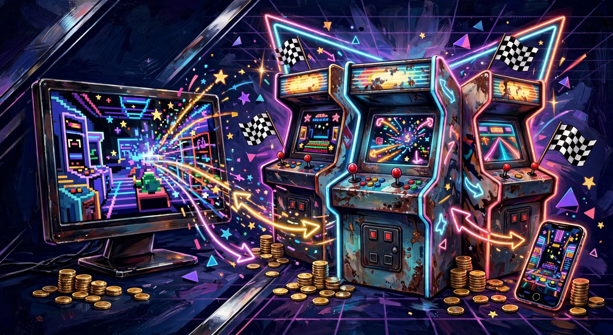 Now Playing: Classic Arcade Games, Free in Your Browser