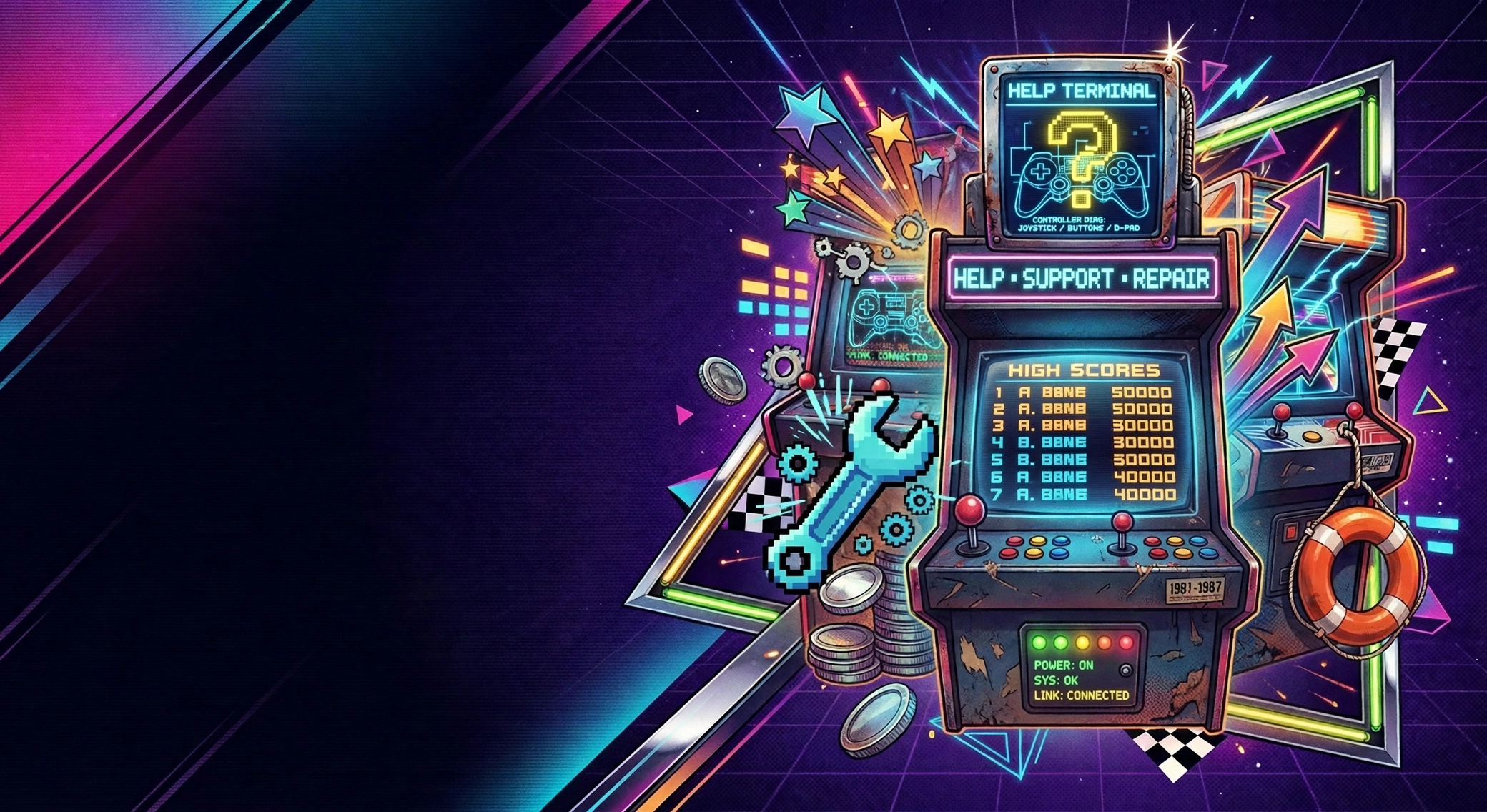 Arcade help and FAQ