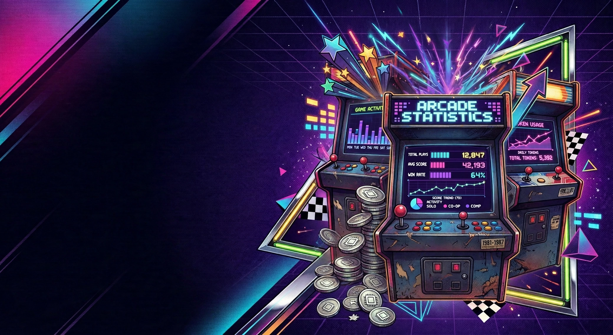 Arcade play statistics