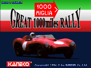 1000 Miglia: Great 1000 Miles Rally cabinet