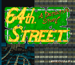 64th. Street - A Detective Story cabinet