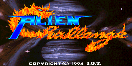 Alien Challenge cabinet