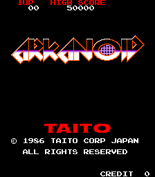 Arkanoid cabinet