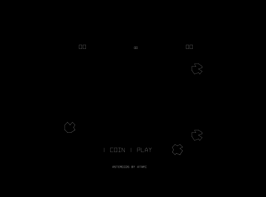 Asteroids cabinet