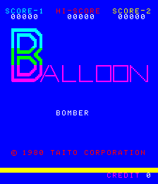 Balloon Bomber cabinet
