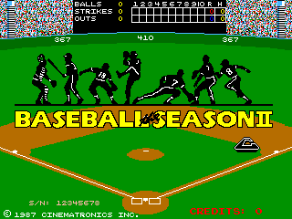 Baseball: The Season II cabinet