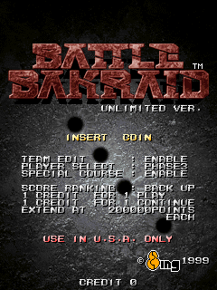 Battle Bakraid cabinet