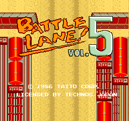 Battle Lane! Vol. 5 cabinet