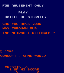 Battle of Atlantis cabinet