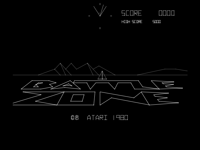 Battle Zone cabinet