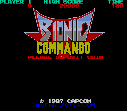 Bionic Commando cabinet