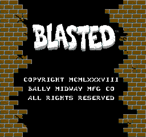 Blasted cabinet