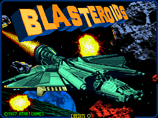Blasteroids cabinet