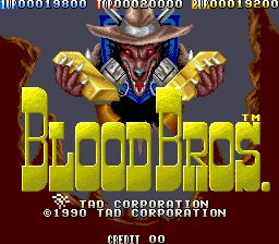Blood Bros. cabinet
