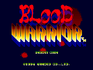 Blood Warrior cabinet