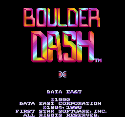 Boulder Dash / Boulder Dash Part 2 cabinet