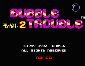 Bubble Trouble cabinet