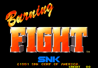 Burning Fight cabinet