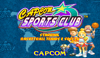 Capcom Sports Club cabinet