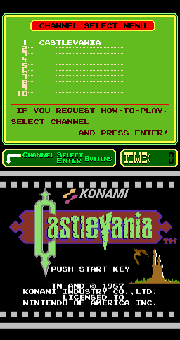Castlevania cabinet