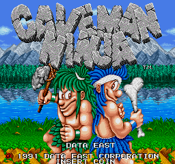 Caveman Ninja cabinet