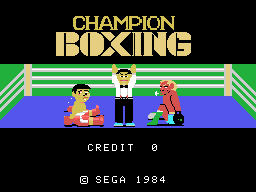 Champion Boxing cabinet