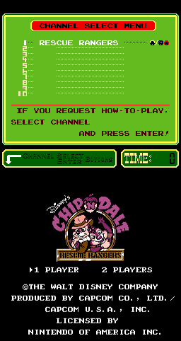 Chip'n Dale: Rescue Rangers cabinet