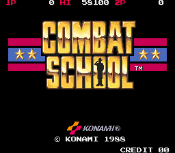 Combat School cabinet