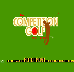 Competition Golf Final Round cabinet