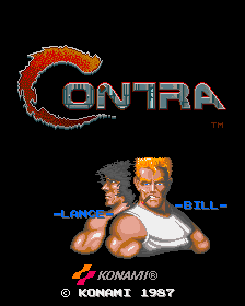 Contra arcade cabinet artwork