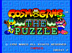 Cosmo Gang the Puzzle cabinet