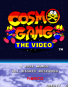 Cosmo Gang the Video cabinet