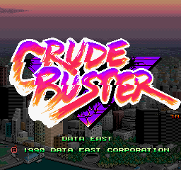 Crude Buster cabinet