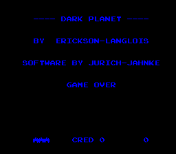 Dark Planet cabinet