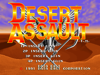 Desert Assault cabinet