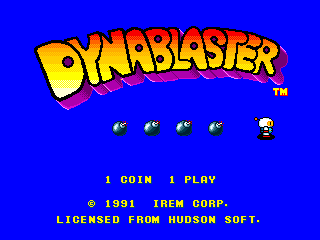 Dynablaster / Bomber Man cabinet