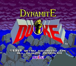 Dynamite Duke cabinet