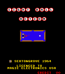 Eight Ball Action cabinet