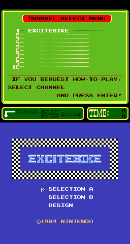 Excite Bike cabinet