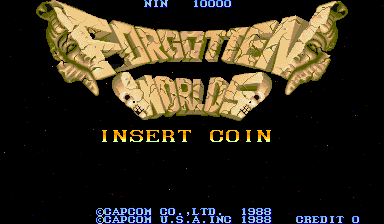 Forgotten Worlds cabinet