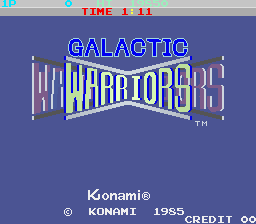 Galactic Warriors cabinet