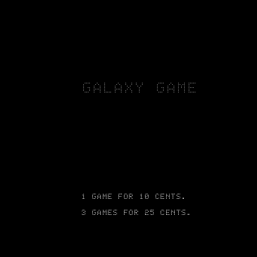Galaxy Game cabinet