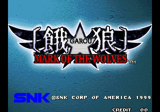 Garou - Mark of the Wolves cabinet