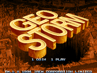 Geostorm cabinet