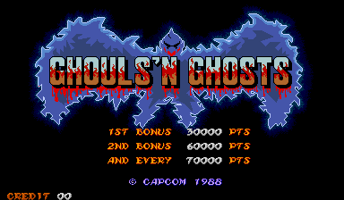 Ghouls'n Ghosts cabinet