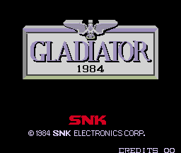 Gladiator 1984 cabinet