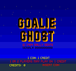 Goalie Ghost cabinet