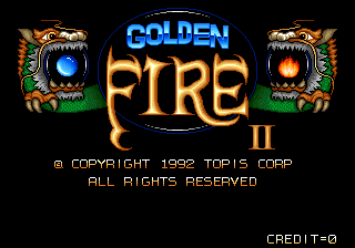 Golden Fire II cabinet
