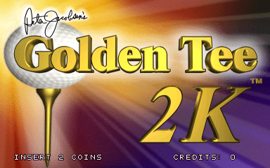 Golden Tee 2K cabinet